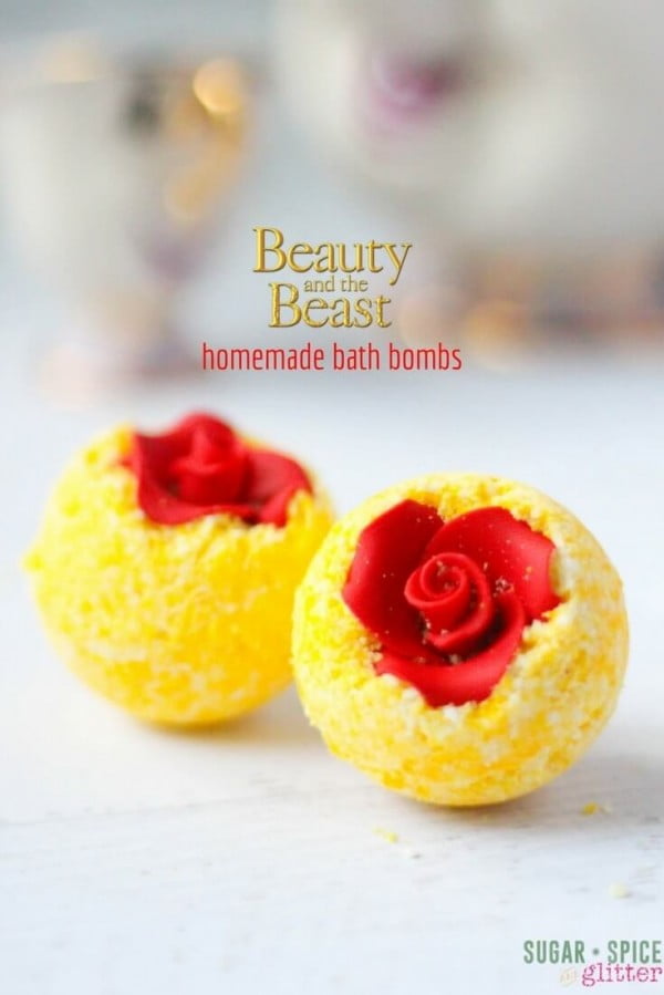DIY Belle's Bath Bombs (with Video) ⋆ Sugar, Spice and Glitter #DIY #craft #bathroom