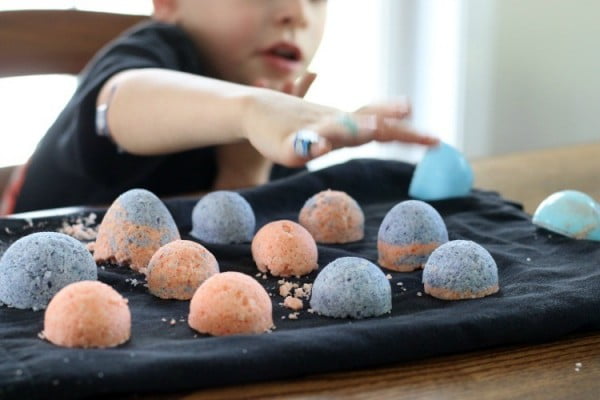 How To Make Homemade Bath Bombs With Kids #DIY #craft #bathroom