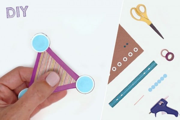 DIY Fidget Spinner Craft #DIY #toys #crafts