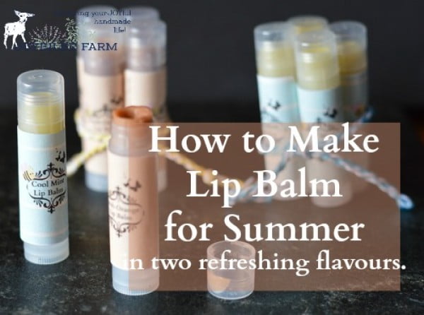 How to Make Lip Balm for Summer #DIY #crafts #lipbalm