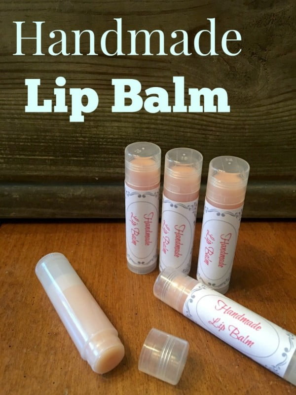 Homemade Lip Balm #DIY #crafts #lipbalm