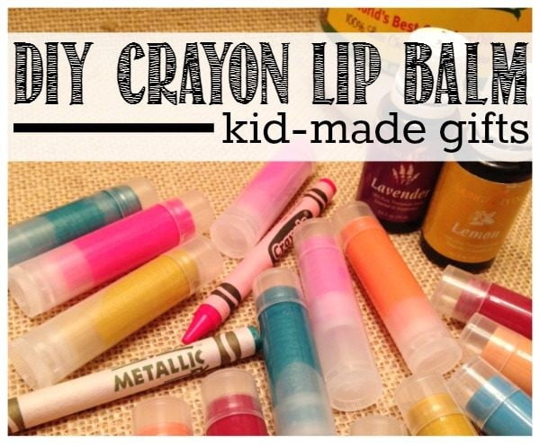 DIY Crayon Lip Balm #DIY #crafts #lipbalm