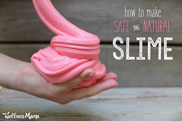 How to Make Slime With Natural, Edible Ingredients #DIY #craft #toys