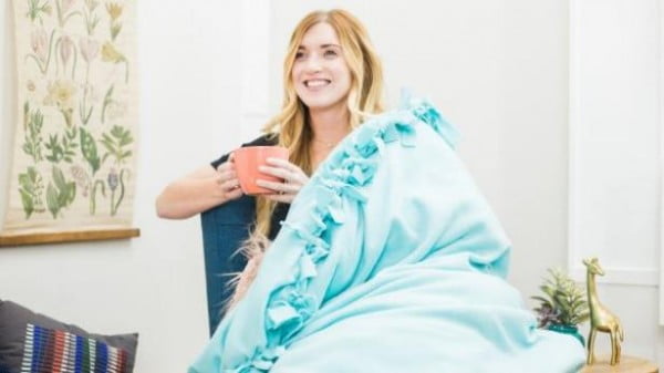 DIY Weighted Blanket #DIY #crafts #bedroom