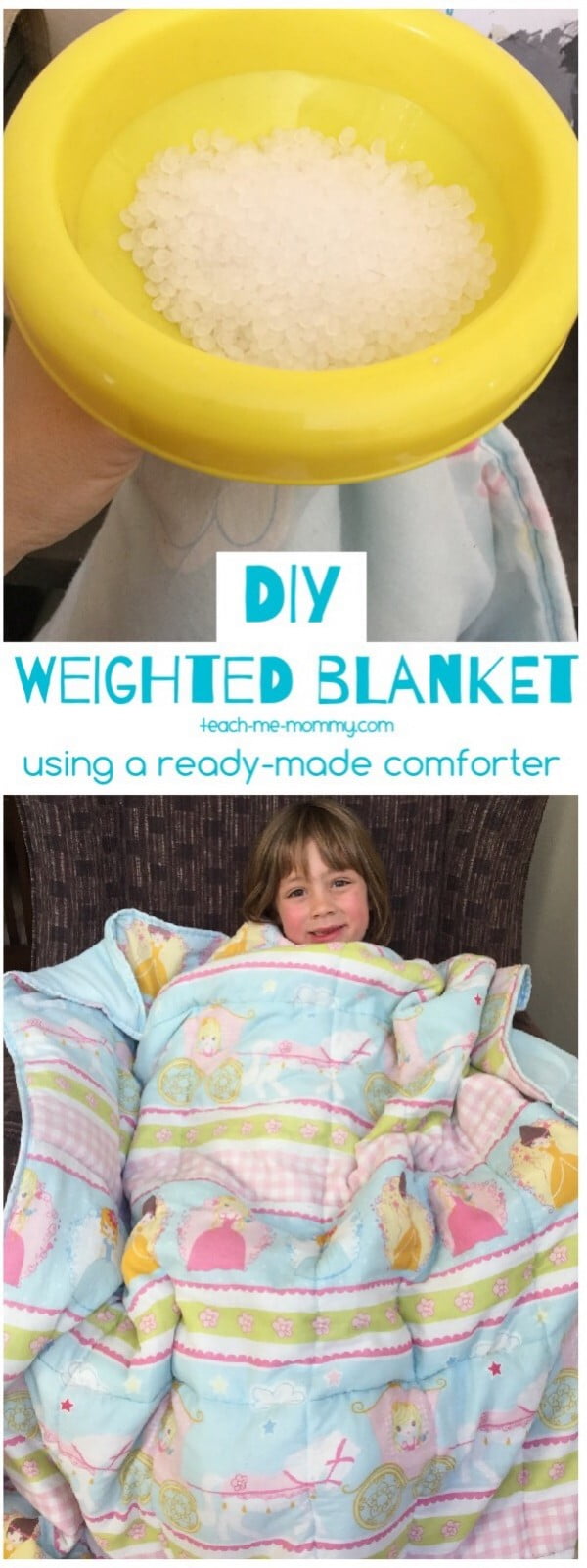 DIY Weighted Blanket #DIY #crafts #bedroom