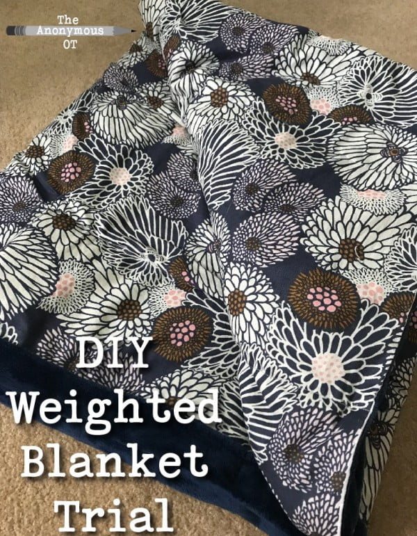 DIY Weighted Blanket Trial #DIY #crafts #bedroom