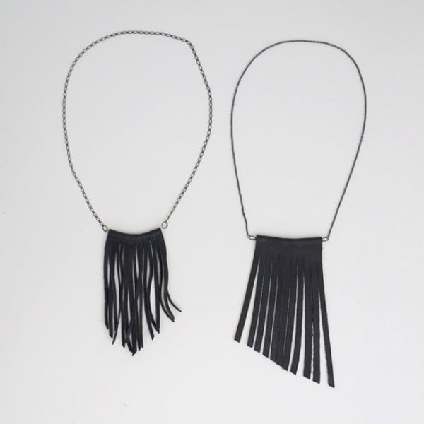 DIY: Fringe Necklace #DIY #crafts #jewelry #necklace