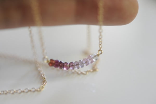 How To: Delicate Necklace #DIY #crafts #jewelry #necklace