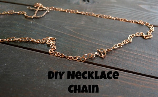 DIY Easy Necklace Jewelry Chain #DIY #crafts #jewelry #necklace