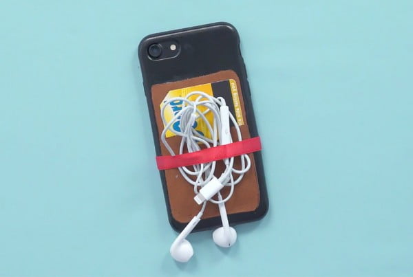 Make a DIY Phone Case That Organizes Cards and Cords #DIY #craft