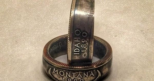 Coin Ring Jewelry made by BTJewelers How to DIY #DIY #jewelry #ring #crafts