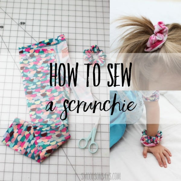 How to sew a scrunchie #DIY #crafts #beauty #scrunchie #hairstyle #style
