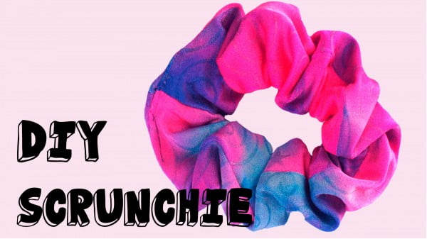 DIY Scrunchie #DIY #crafts #beauty #scrunchie #hairstyle #style