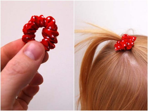 DIY: Mini Scrunchie #DIY #crafts #beauty #scrunchie #hairstyle #style