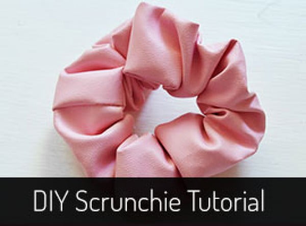 DIY Scrunchie Tutorial #DIY #crafts #beauty #scrunchie #hairstyle #style