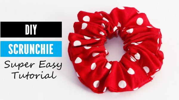 DIY Hair Accessories // How to Make a Scrunchie ♥ DIY Hair Scrunchie Tutorial #DIY #crafts #beauty #scrunchie #hairstyle #style