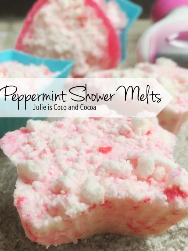 DIY Peppermint Shower Melts #DIY #crafts #beauty #bathroom