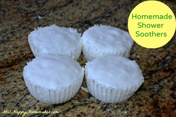 Homemade Shower Soothers #DIY #crafts #beauty #bathroom
