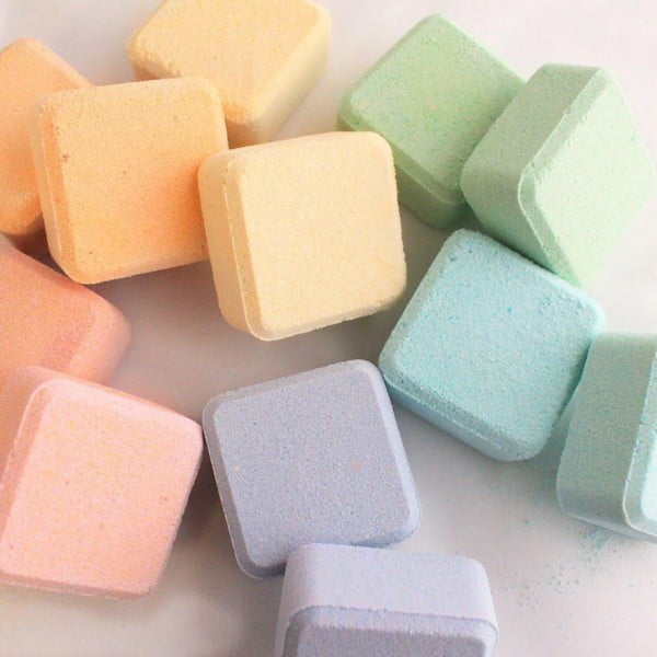 The Best DIY Recipe For Natural Shower Steamers #DIY #crafts #beauty #bathroom