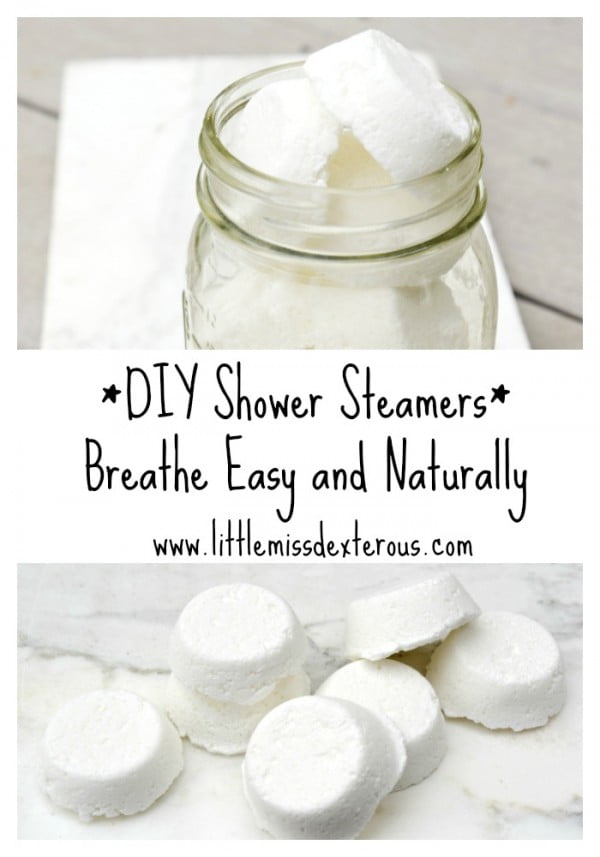 DIY Shower Steamers- Breathe Easy and Naturally #DIY #crafts #beauty #bathroom