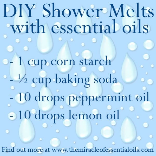 DIY Essential Oil Shower Melts #DIY #crafts #beauty #bathroom