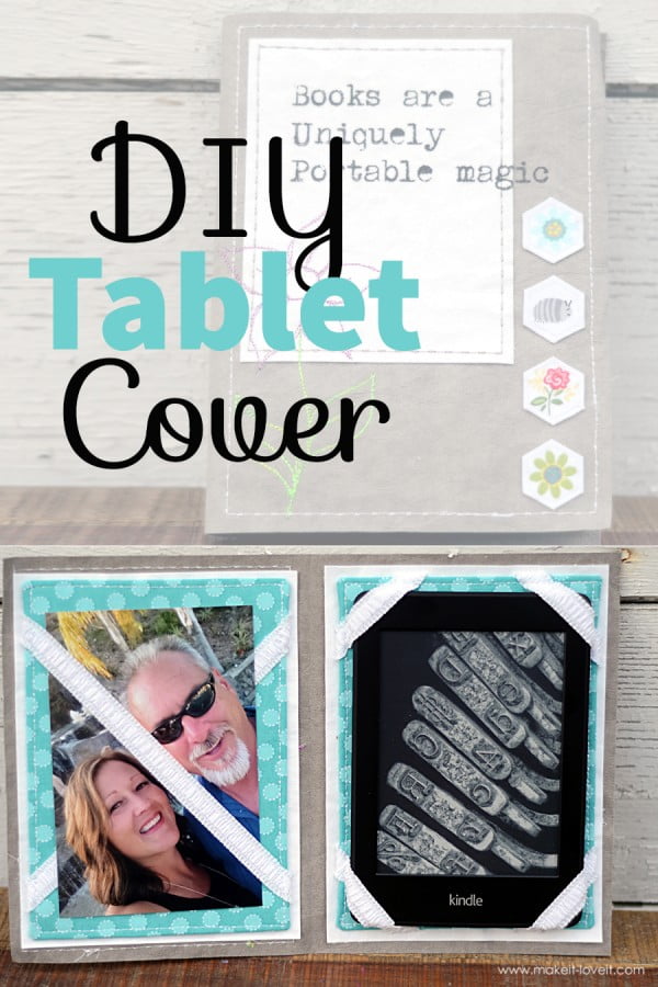 DIY Tablet/Kindle Cover #DIY #crafts