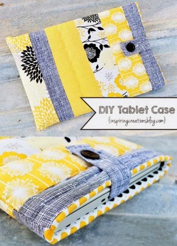 DIY Tablet Case by Inspiring Creations #DIY #crafts
