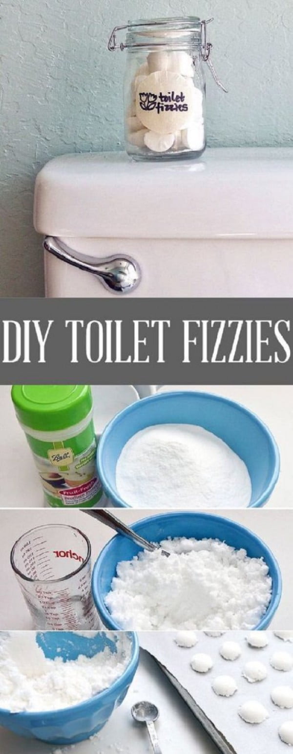 Refresh Your Commode With DIY Toilet Fizzies #DIY #bathroom #cleaning #fizzies #toiletbombs #crafts