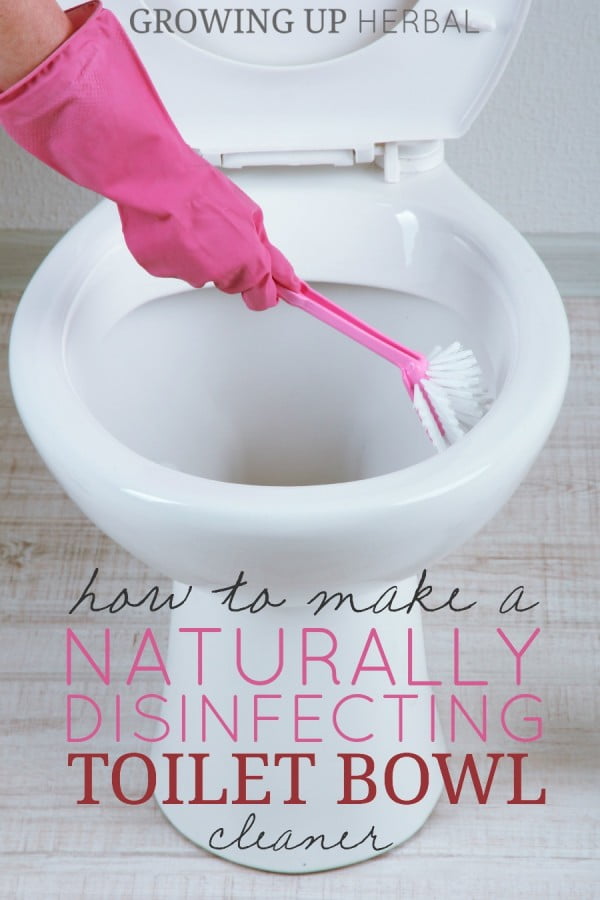 How To Make A Naturally Disinfecting Toilet Bowl Cleaner #DIY #bathroom #cleaning #fizzies #toiletbombs #crafts