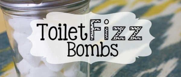 How to Make Homemade Toilet Fizz Bombs (Only Three Ingredients) #DIY #bathroom #cleaning #fizzies #toiletbombs #crafts