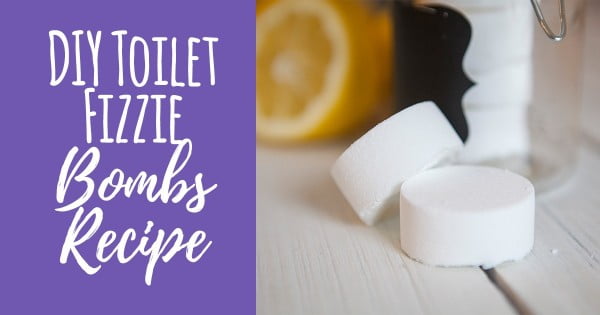 DIY Toilet Fizzie Bombs Recipe #DIY #bathroom #cleaning #fizzies #toiletbombs #crafts