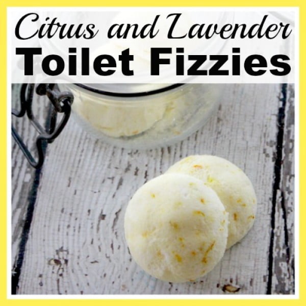 Citrus and Lavender Toilet Fizzies- Homemade Toilet Cleaner #DIY #bathroom #cleaning #fizzies #toiletbombs #crafts