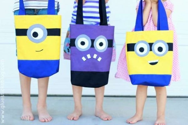DIY Minion Tote Bag Sewing Tutorial: Make Your Favorite Minion #DIY #craft #totebag