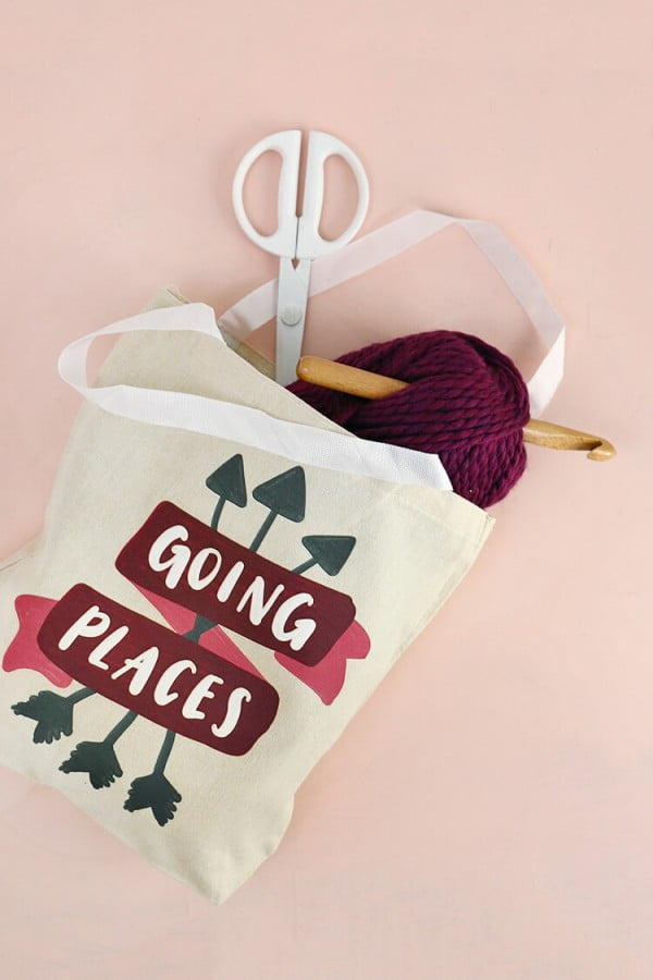 DIY Tote Bag and Stepping Forward with Confidence #DIY #craft #totebag