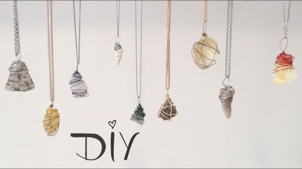 ❥ DIY Wire Wrapped Pendant : 3 Ways! #DIY #crafts #jewelry