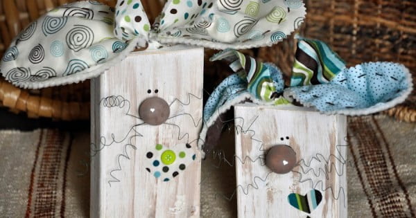 Chunky Bunnies #Easter #DIY #crafts