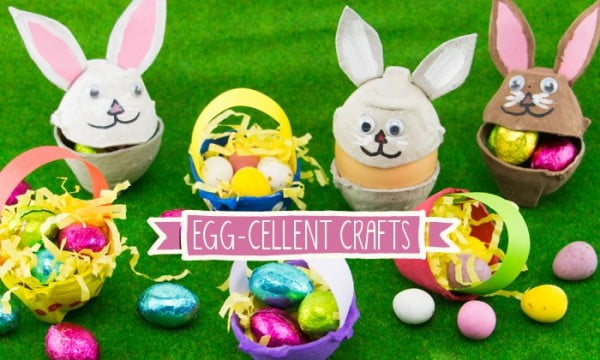 Easter Egg Carton DIY Activities For Your Kiddos #Easter #DIY #crafts
