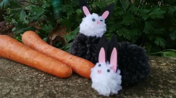 WATCH: DIY Easter bunny craft #Easter #DIY #crafts