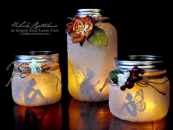 DIY Mason Jar Fairy Lantern Tutorial (Video) #DIY #craft #fairyjar #masonjar #homedecor