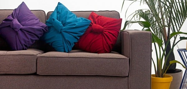 DIY No-Sew Pillows #nosew #DIY #craft #homemade #pillow