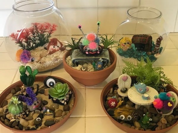 How to Make a Rock Garden for Your Pet Rock! DIY Craft. #DIY #craft #toys #petrock