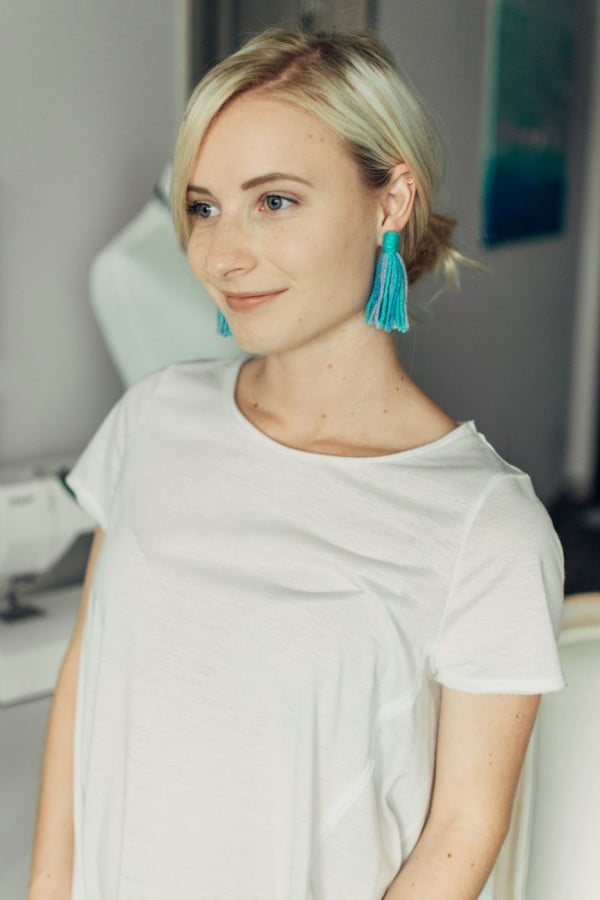 DIY Tassel Earrings #DIY #jewelry #earrings #crafts