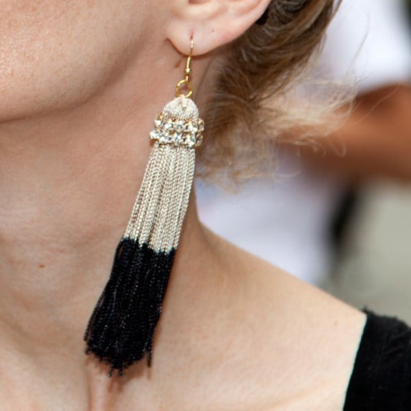 DIY Tassel Earrings #DIY #jewelry #earrings #crafts