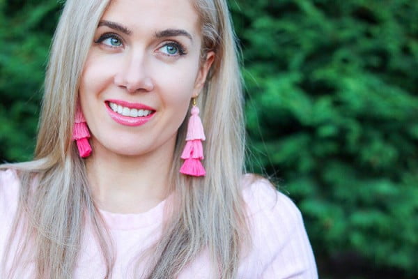 DIY Tassel Jewelry: Ombre Earring Tutorial #DIY #jewelry #earrings #crafts