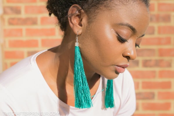 DIY Tassel Earrings #DIY #jewelry #earrings #crafts
