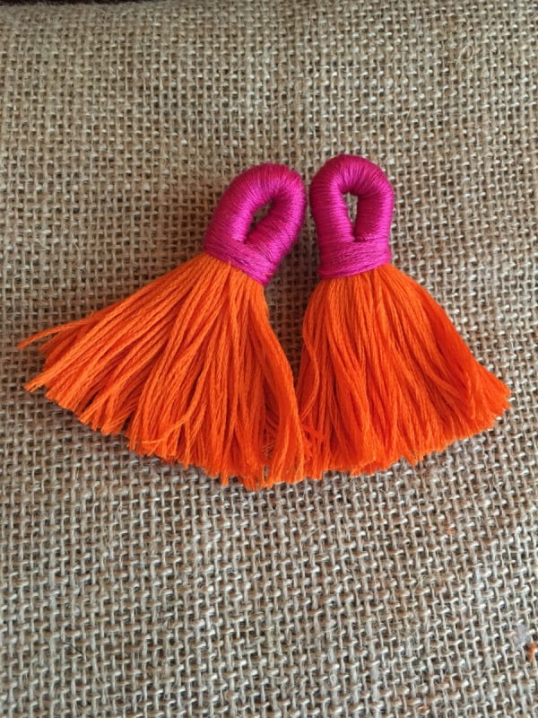 DIY: Tassel Earrings #DIY #jewelry #earrings #crafts