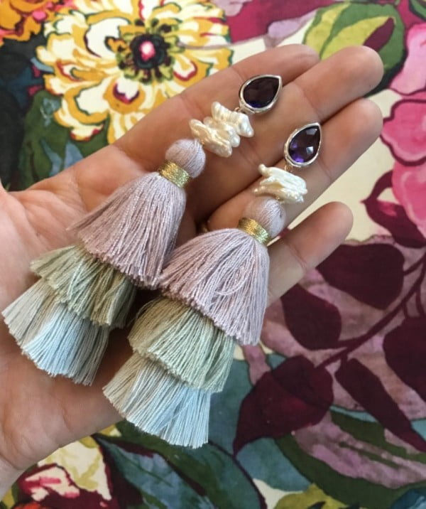 DIY Tassel Earrings #DIY #jewelry #earrings #crafts