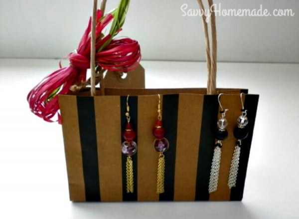 How To Make Chain Tassel Earrings #DIY #jewelry #earrings #crafts