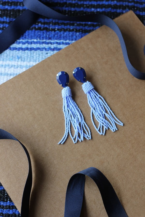 DIY Tassel Earrings #DIY #jewelry #earrings #crafts
