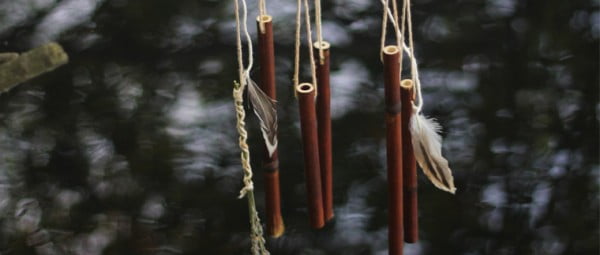 DIY Bamboo Wind Chime #DIY #crafts #windchimes